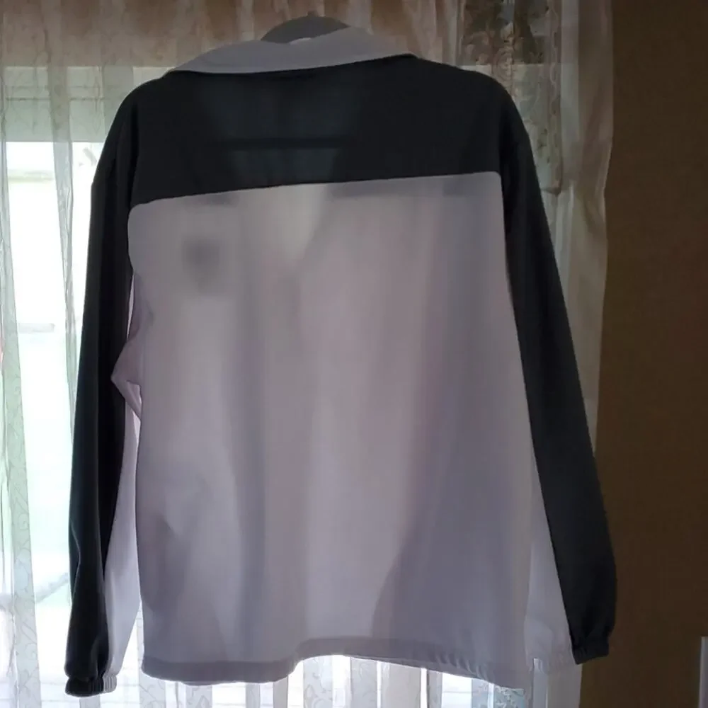 United States Olympic Committee White Gray Jacket L